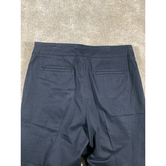 Talbots Heritage Women’s 8 Petite Ankle 30x22 Side Zip Black Stretch Capri #377 - Picture 8 of 13